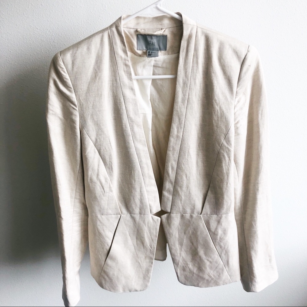 Linen Slim Cut Blazer